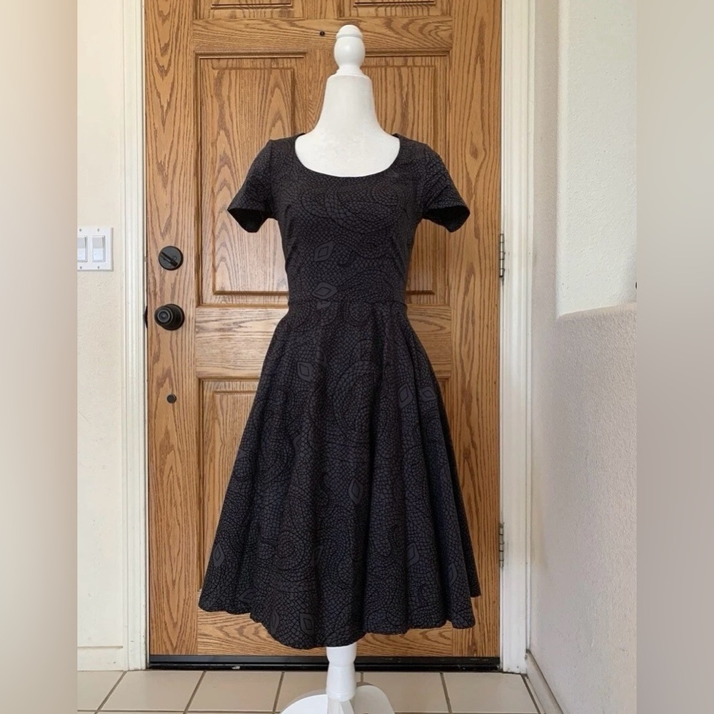 Nooworks Snake Dress Black Gray XS